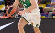 Arnas Butkevicius of Zalgiris Kaunas plays during the EuroLeague Regular Season Round 5 ma...