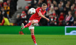 Oleksandr Zinchenko of Nottingham Forest is in action during the UEFA Europa League League...