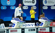 In Toronto, Ontario, Canada, on October 23, 2025, Swiss swimmer Noe Ponti makes his way to...