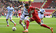 Delano Burgzorg of Middlesbrough drives forward with the ball during the Sky Bet Champions...