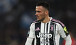 Filip Kostic of Juventus looks on during the Serie A soccer match between SS Lazio and Juv...