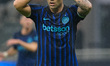 Lautaro Martinez of FC Internazionale shows disappointment during the soccer match between...