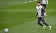Federico Valverde of Real Madrid trains during the training session ahead of their LaLiga...