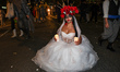 poses for a photo during New York's 52nd Annual Village Halloween Parade in New York, N.Y....