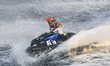 Linus Lindberg of Sweden competes during the MOTO 2, Runabout GP1 of the UIM-ABP Aquabike...