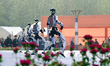 Robots dance at the Chrysanthemum Exhibition in Yichang, Hubei, China, on October 28, 2025...
