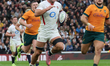 England's Ben Earl (Saracens) is in action during the Quilter Nations Series match between...