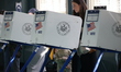 Voting citizens participate in the New York City mayoral election at Public School 99 in E...