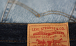 Levi’s back patch label is seen on the jeans is seen in this illustration photo taken in K...