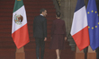 Emmanuel Macron, President of France, and Claudia Sheinbaum, President of Mexico, meet at...