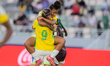 A player of Brazil U-17 celebrates the 1-0 goal during the FIFA U-17 Women's World Cup Mor...
