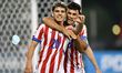 Pedro Villalba of Paraguay celebrates after scoring a goal during the FIFA U-17 World Cup...