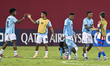 Panama players react after losing the FIFA U-17 World Cup Qatar 2025 Group J match between...
