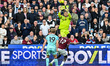 Goalkeeper Alphonse Areola of West Ham catches the ball during the Premier League match be...