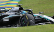 George Russell of the UK drives the (63) Mercedes-AMG Petronas F1 Team F1 W16 E Performanc...