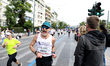 Athletes participate in the 42nd authentic Athens Marathon, a 42-kilometer long-distance r...