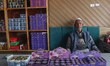 Noor Mohammad Bhat, 70, a Kashmiri saffron seller, waits for customers at his shop in Pamp...
