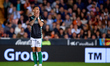 Antony Matheus dos Santos of Real Betis Balompie reacts during the LaLiga EA Sports match...