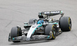 George Russell of the UK drives the (63) Mercedes-AMG Petronas F1 Team F1 W16 E Performanc...