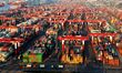 The Foreign Trade Container Terminal is in Qingdao, Shandong Province, China, on November...