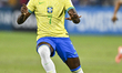 Ruan Pablo of Brazil plays in the FIFA U-17 World Cup Qatar 2025 Round of 32 match between...