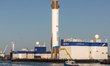 Blue Origin's New Glenn rocket arrives at Port Canaveral for the first time on board the '...