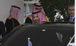 Crown Prince Mohammed bin Salman of the Kingdom of Saudi Arabia holds a farewell at the Wh...