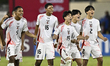 The players of Japan react during the penalty shoot-out in the FIFA U-17 World Cup Qatar 2...