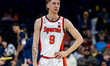 LUKE FENNELL (9) of the Syracuse Orange plays during an NCAA basketball game at Xfinity Mo...