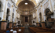 The interior of the Church of San Martin, built in the 14th century in Valencia, Spain, fe...