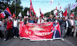 CPN (UML)'s Bagmati Province Committee holds a mass demonstration and public assembly at B...