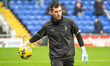 Mathew Hudson of Oldham Athletic plays during the Sky Bet League 2 match between Oldham At...