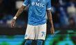 Noa Lang of S.S.C. Napoli celebrates after scoring the goal to make it 3-0 during the 12th...