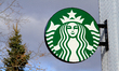 A Starbucks restaurant sign is shown in Gravenhurst, Ontario, on November 22, 2025. 