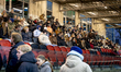 Supporters of AZ attend the match between AZ Alkmaar and NAC Beda (women) at the AFAS Trai...