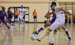Francisco Cortes of Cartagena is in action during the UEFA Futsal Champions League Round o...