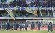 Hellas Verona players applaud the fans following the final whistle at the end of the Hella...