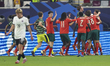 Players of Portugal celebrate after scoring a goal during the FIFA U-17 World Cup Qatar 20...