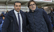 Raffaele Palladino, Head Coach of Atalanta BC, and Paolo Vanoli, Head Coach of ACF Fiorent...