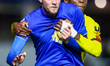 Marvin Ducksch of Birmingham City battles for position during the Sky Bet Championship mat...