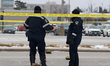 Peel Regional Police are at the scene on December 9, 2025, of a shooting that happens the...