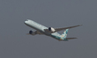 Boeing 787-10 Dreamliner passenger aircraft spotted flying after take off from Zayed Inter...