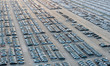 Chinese-made vehicles wait to be loaded for export at Longtan Container Terminal in Nanjin...