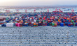 Chinese-made vehicles wait to be loaded for export at Longtan Container Terminal in Nanjin...