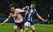 Adrian Skogmar of Malmo and Francisco Moura of FC Porto are seen in action during the UEFA...