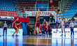 Darius Perry (USA) plays for Real Sebastiani Rieti during the Italian Championship Basket...