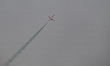 Bangladesh's Air Force aerobatic display team performs during celebrations to mark Banglad...