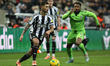 Bruno Guimaraes of Newcastle United participates in the Carabao Cup Quarter Final match be...