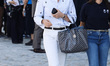 Federica Pellegrini is seen during the institutional visit to the Olympic Village of the X...