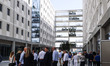 A moment of the institutional visit to the Olympic Village of the XXV Olympic and Paralymp...